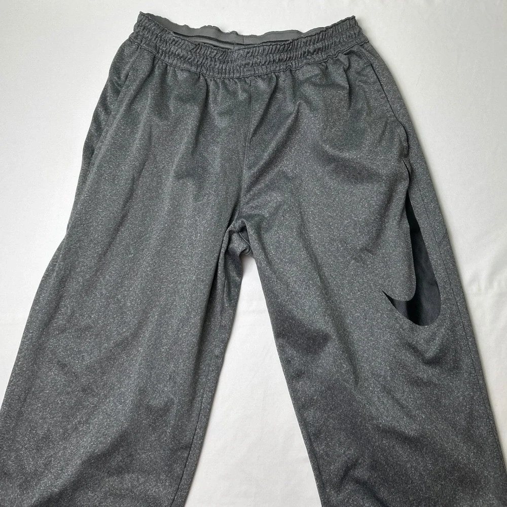 Nike Mens Dri-FIT Tall Fleece Lined Athletic Jogger Pants Size L Gray Sportswear